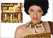 שרשרת שיניים פרווה מפוארת על כארד/ 6 יחידות במארז