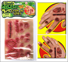 צלקת בשקית PVC עם כארד  / 12 יחידות במארז