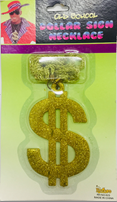 שרשרת דולר גדולה  זהב  / 6 יחידות במארז