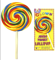 סוכריה גדולה לליצן  / 6 יחידות במארז