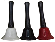 פעמון מתכת קטן בקופסא  / 12 יחידות במארז