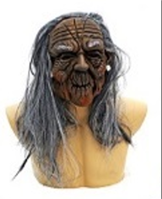 מסיכה זקנה לאטקס  בשקית PVC עם כארד / 3 יחידות במארז