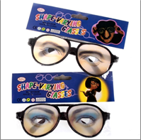 משקפיי חנון בשקית PVC עם כארד / 6 יחידות במארז