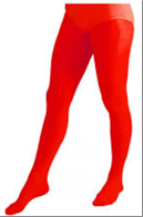 גרביון ירכית עד המותן ילדות 70 ס"מ מלא חלק אדום/ 6 יח במארז