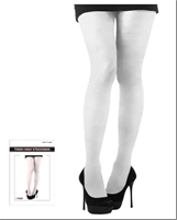 גרביון ירכית עד המותן נערות/נשים 100 ס"מ מלא חלק לבן/ 6 יח במארז