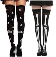 גרביון שלד וגולגולות (ירכית) / 6 יחידות במארז