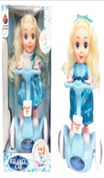 בובה נסיכת הקרח על סאגווי כולל אורות ומוזיקה בקופסא