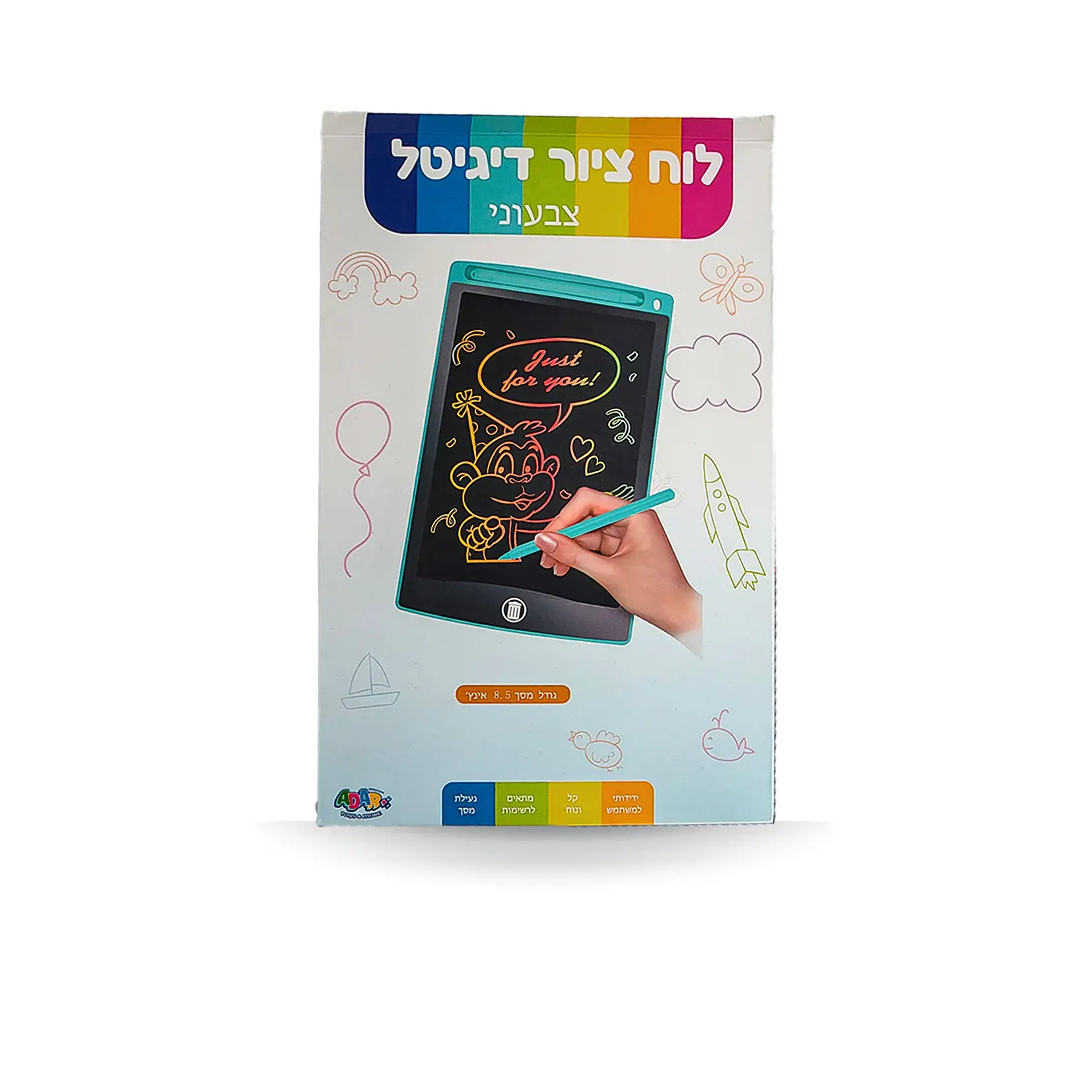 טאבלט ציור צבעוני 10 אינץ