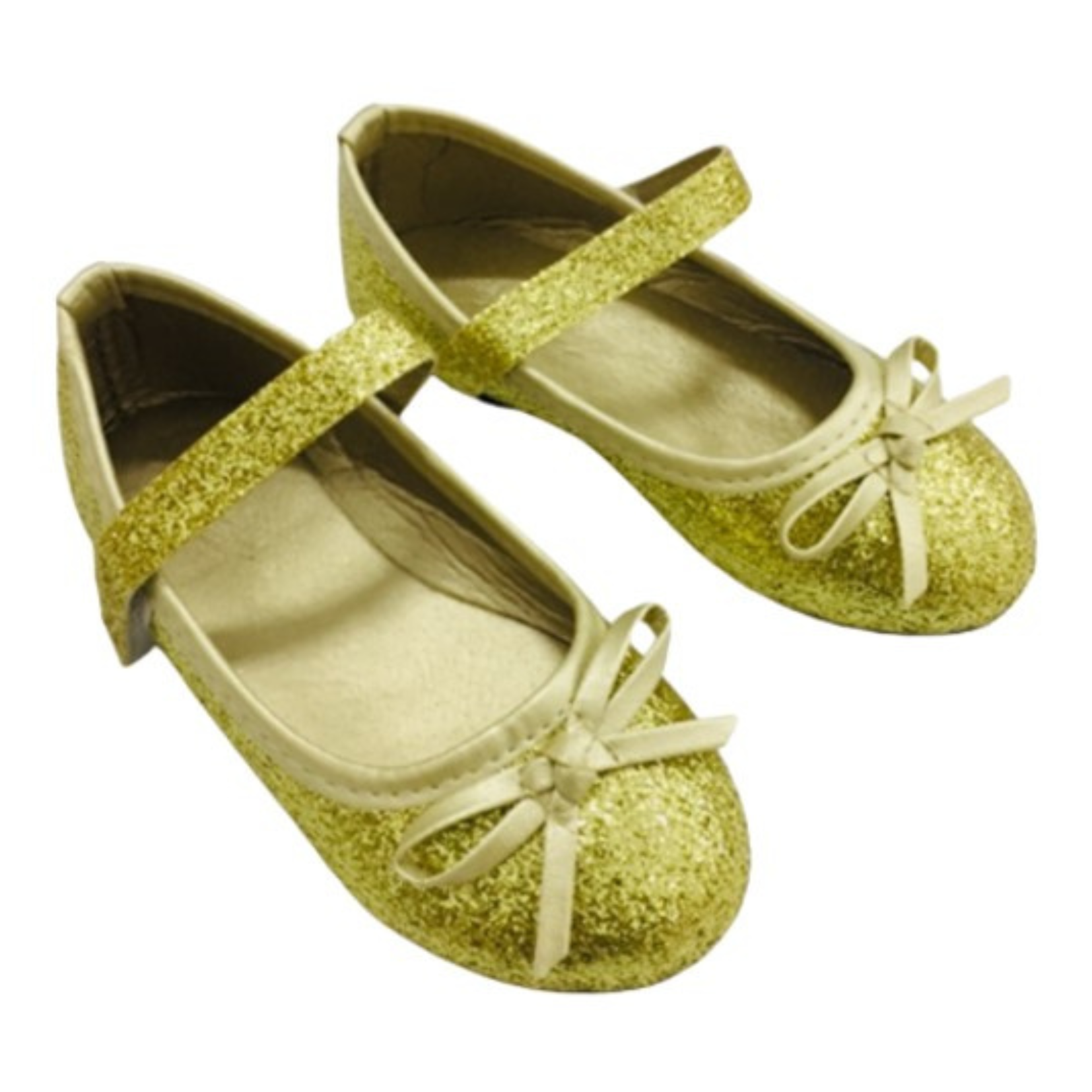 נעלי נסיכות זהב נצנצים