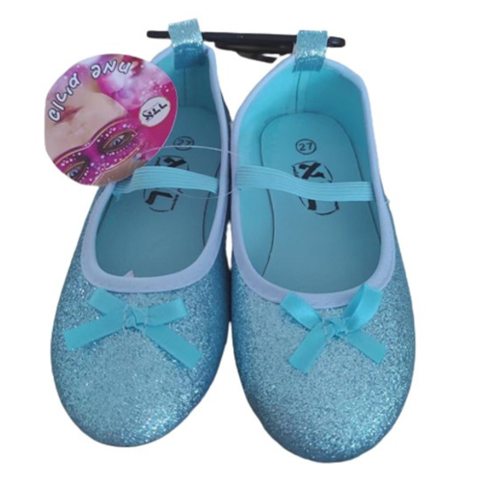 נעלי נסיכות תכלת נצנצים